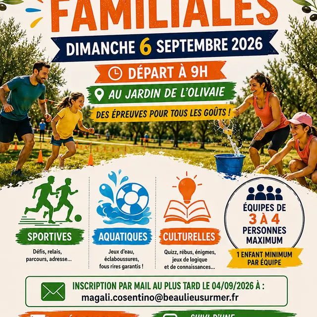 Fête Patronale Olympiades Familiales au Jardin de L'olivaie_Beaulieu-sur-Mer