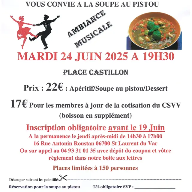 Soupe au pistou et Fête de la Saint-Jean_Saint-Laurent-du-Var