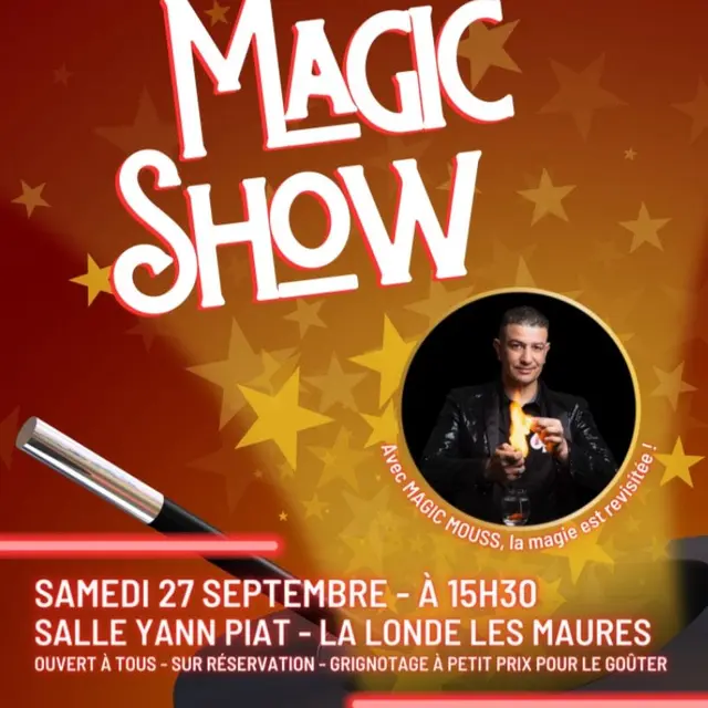 Spectacle Magic Show proposé par la PEEP_La Londe-les-Maures