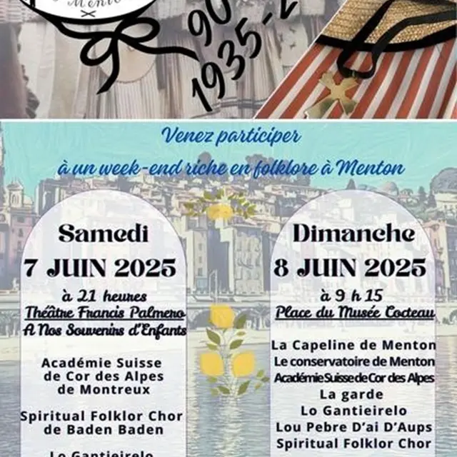 Week end de folklore pour les 90 ans de la Capeline de Menton_Menton