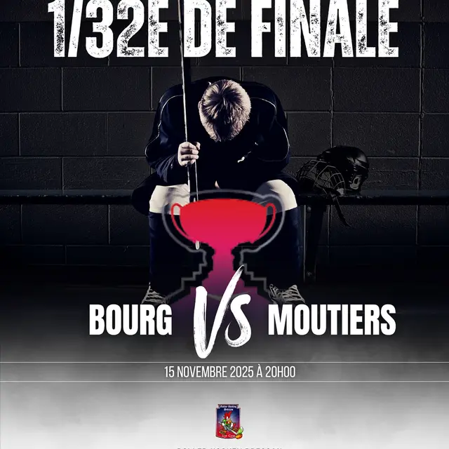 Affiche Roller Hockey Bressan contre Moutiers