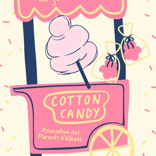 Stand barbe à papa Flaine