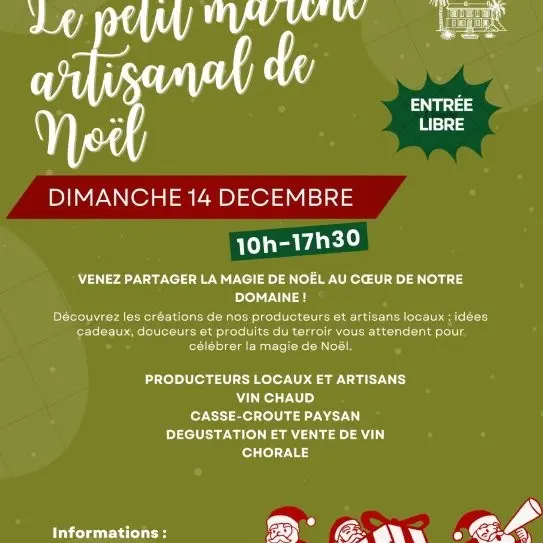 Petit Marché artisanal de Noël au Domaine des Fouques_Hyères