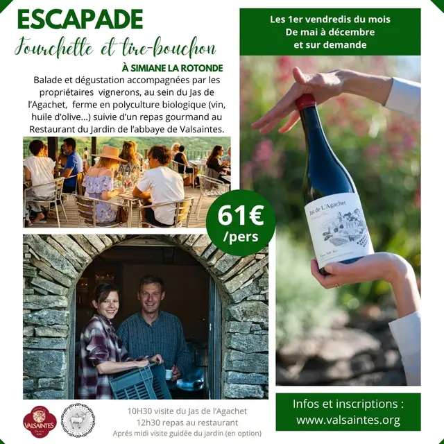 Escapade Fourchette et tire-bouchon_Simiane-la-Rotonde