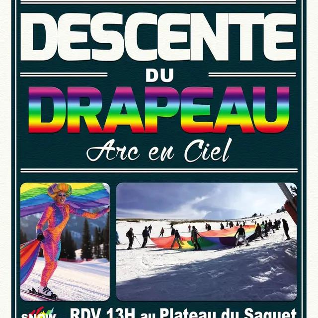Descente du drapeau Arc en Ciel_Ax-les-Thermes