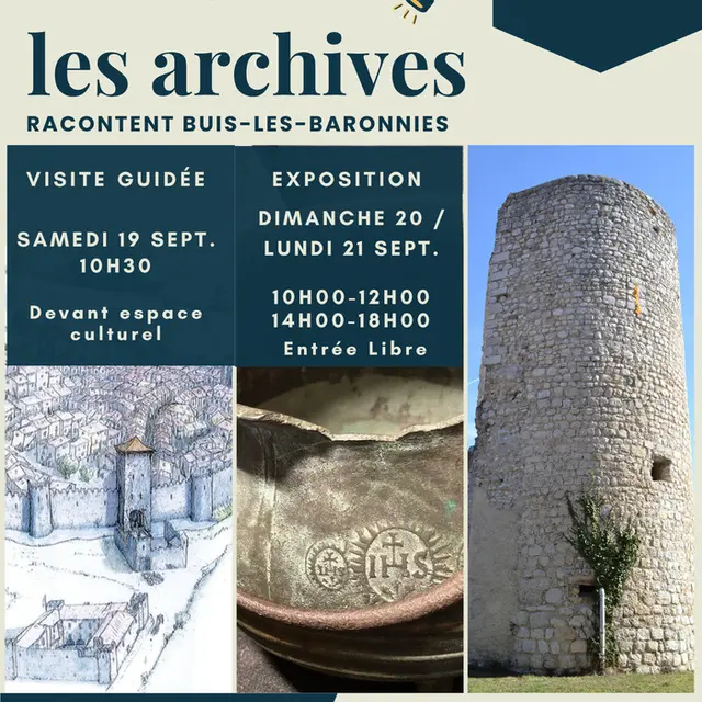 Visite guidée La cité de Buis-les-Baronnies au fil des archives_Buis-les-Baronnies