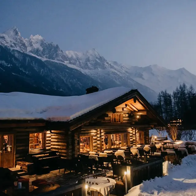 Cabane exterieur Hiver