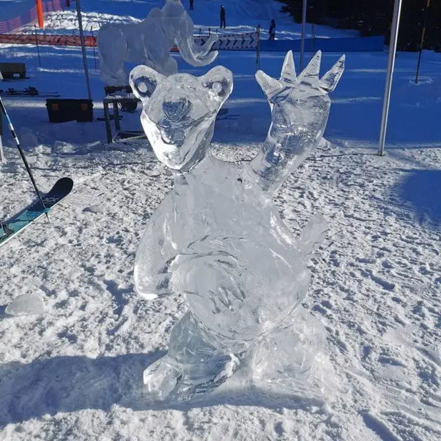 sculpture sur glace 1