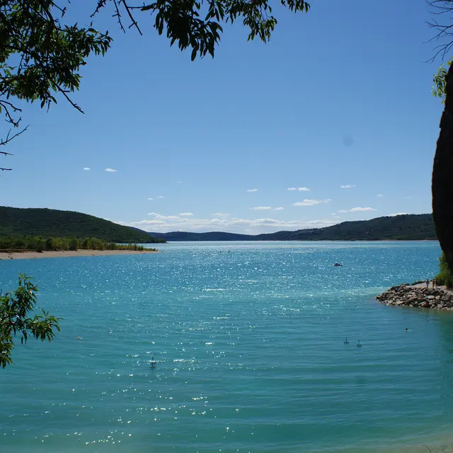 Plage Au droit des deux campings