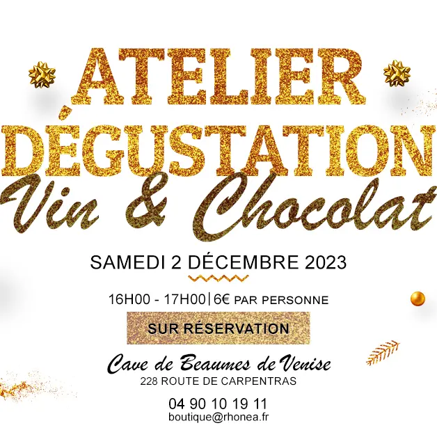 Atelier vin er chocolat
