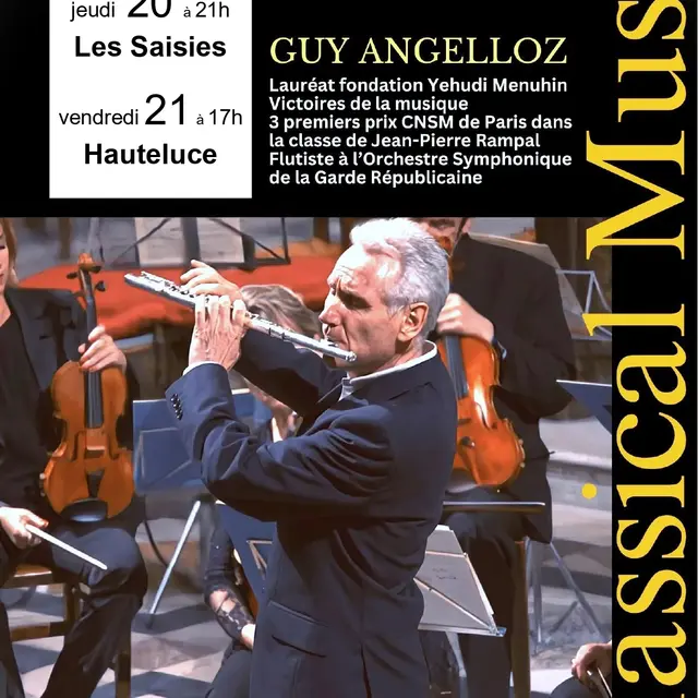 Concert de flûtes virtuoses - Guy Angelloz Hauteluce_Hauteluce