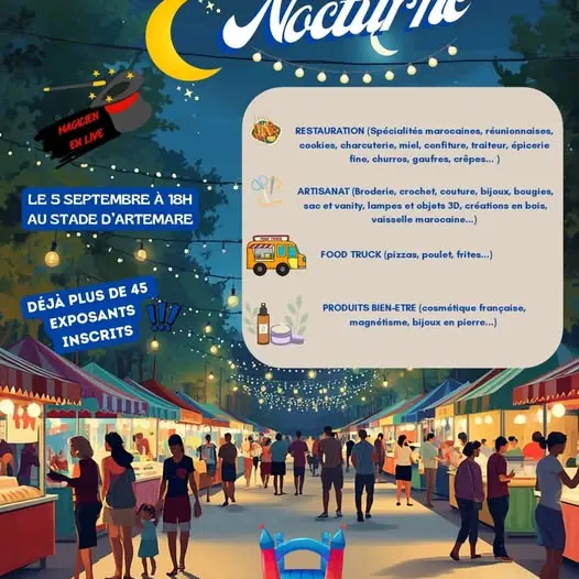 Marché semi nocturne et brocante_Artemare