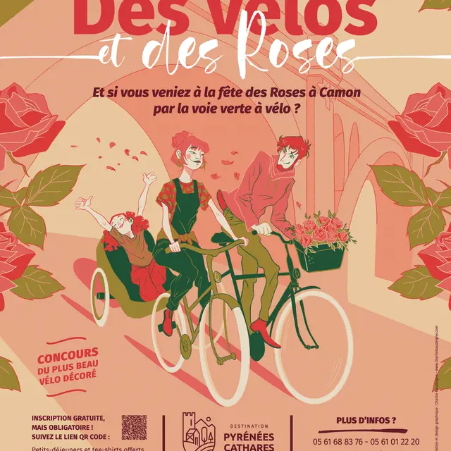 Des vélos et des roses_Lavelanet