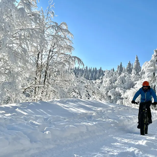Fatbike sur neige