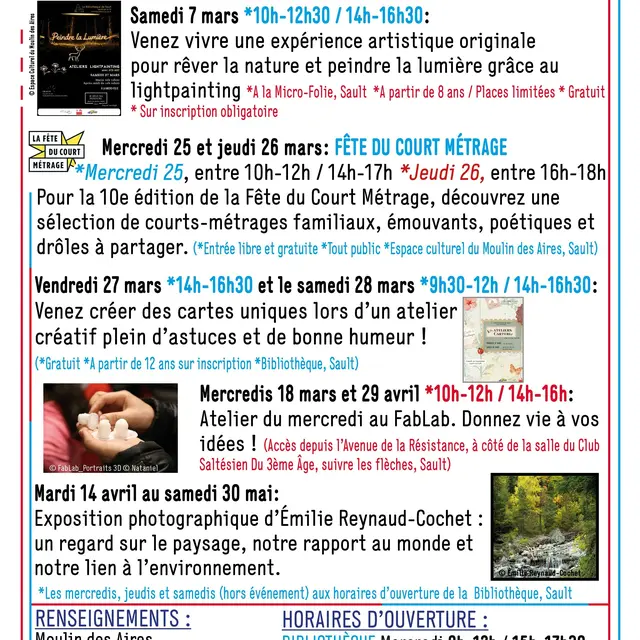 Micro-folie : Les ateliers FabLab_Sault