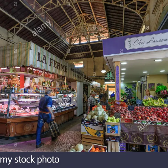 Marché des halles de Menton