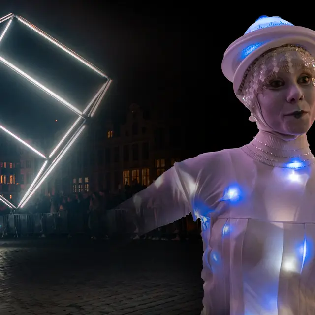 Scènes féériques | Invasioni Lunari & Cube Led_Les Crosets