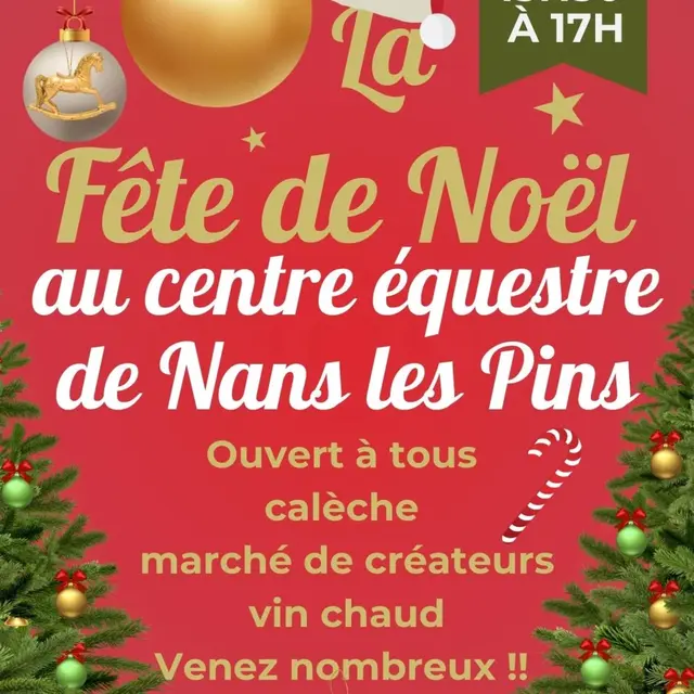 Noël au centre équestre : marché des créateurs, balades en calèches_Nans-les-Pins