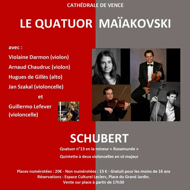 Syrinx Concert : Quatuor Maiakovski_Vence