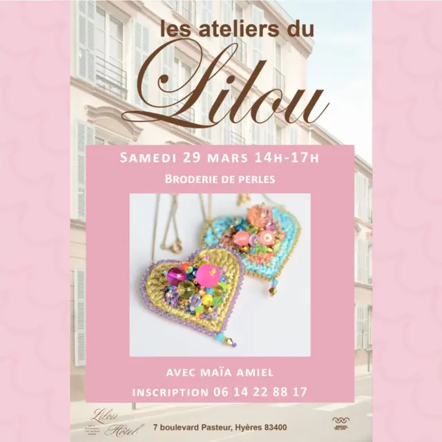 Les Ateliers du Lilou - Broderie de Perles par Maïa Amiel_Hyères