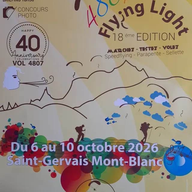 Flying light - Salon du parapente_Saint-Gervais-les-Bains