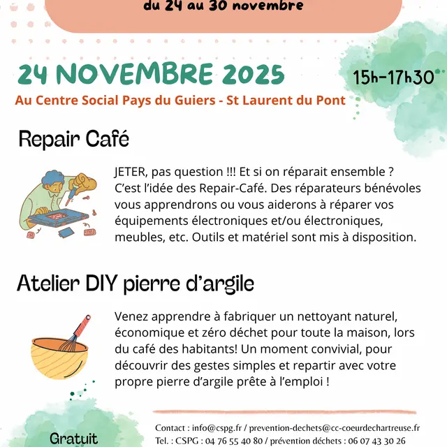 Semaine européenne réduction des déchets_Saint-Laurent-du-Pont