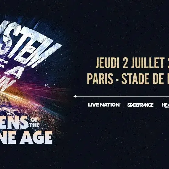 Concert de System Of A Down au Stade de France