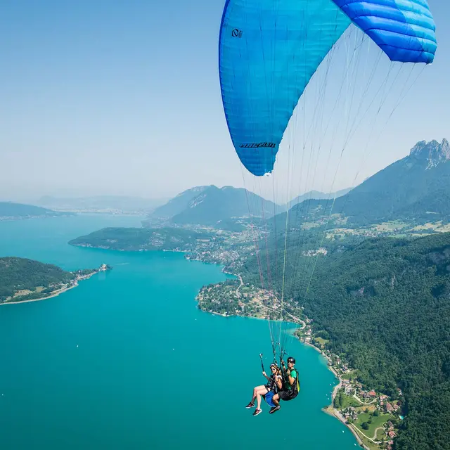 Vol biplace parapente enfant