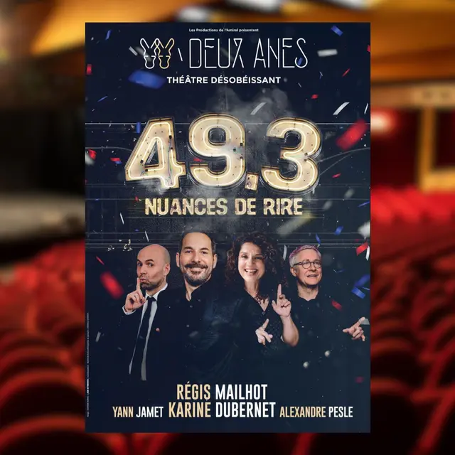 Humour : Théâtre des 2 Ânes - 49.3 nuances de rire_Sanary-sur-Mer