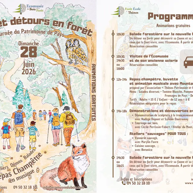 Journée du Patrimoine de Pays à l'Ecomusée du bois et de la forêt_Thônes