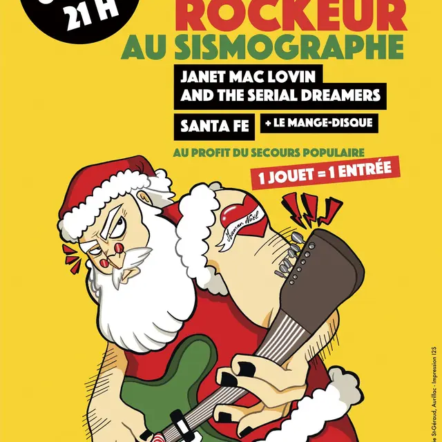 Le Père Noël est un rockeur_Aurillac