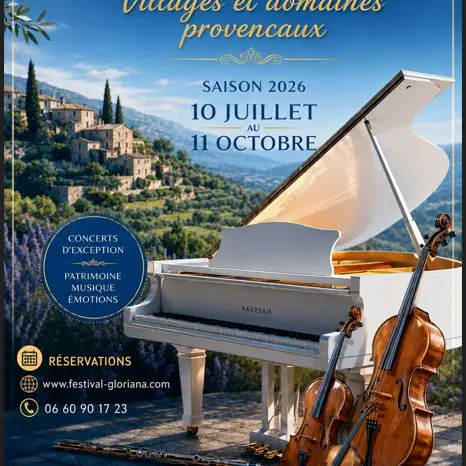 Festival Gloriana - Intégrale des quatuors de Mozart pour flûte_Les Arcs sur Argens