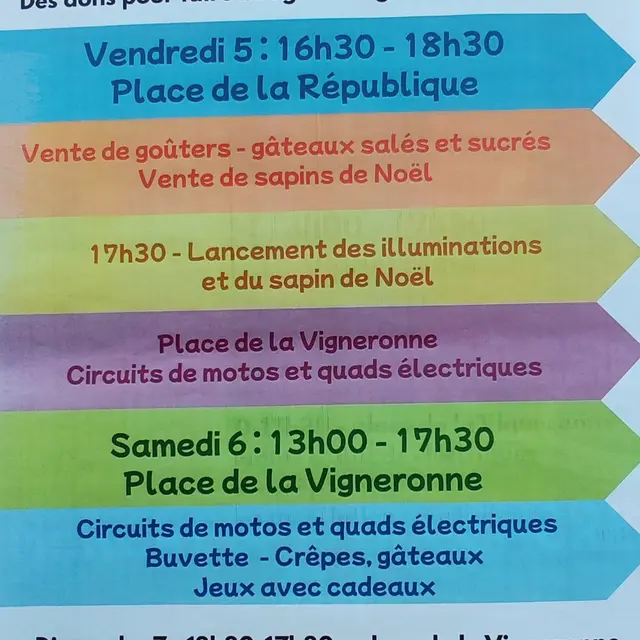 Téléthon à Bédoin - Vendredi 5 décembre