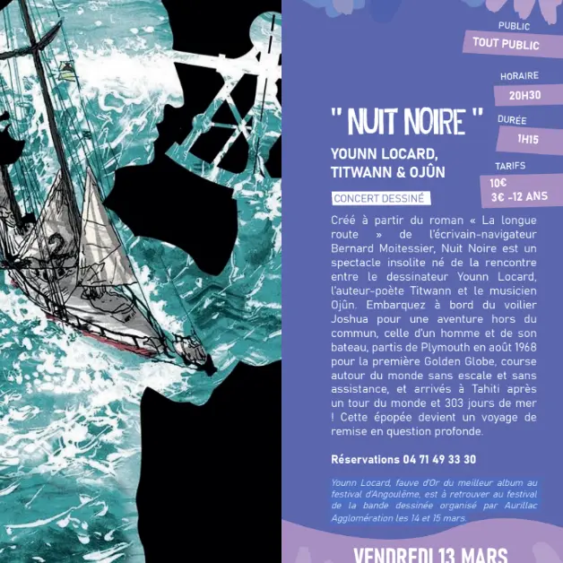 Concert dessiné : Nuit noire