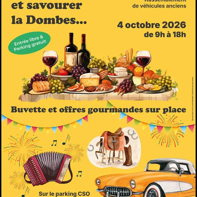 Affiche Marché des producteurs et artisans locaux_Chalamont_4 octobre 2026