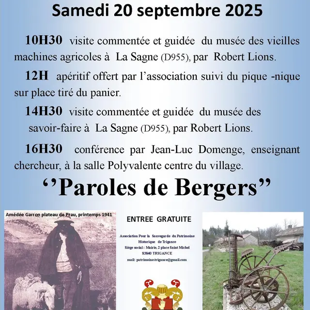 Journées Européennes du Patrimoine 2025 à Trigance_Trigance