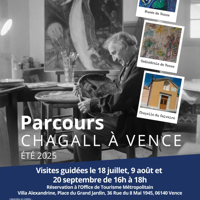 Visite guidée : un circuit dédié à Chagall_Vence