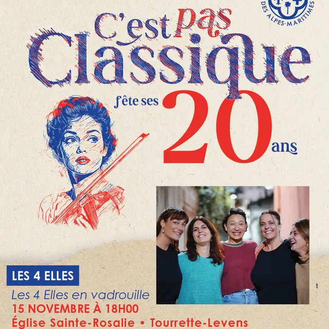 C'est pas classique Les 4 elles_Tourrette-Levens
