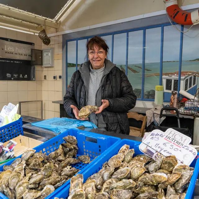 Vente d’huîtres et moules A.Guignet