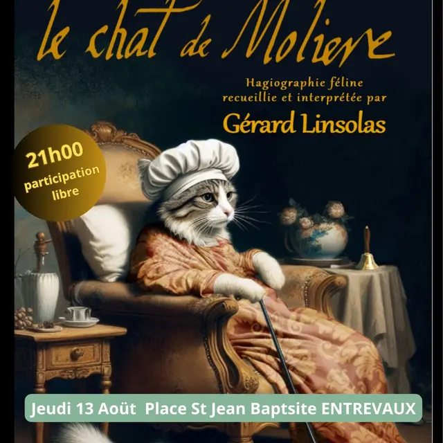 Soirée théâtre Le chat de Molière_Entrevaux