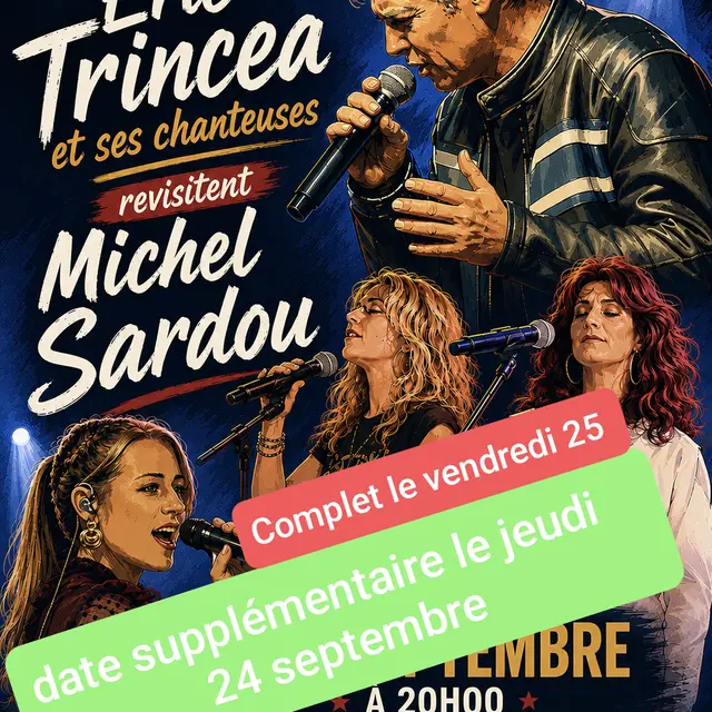 Eric Trincea et ses chanteuses revisitent Michel Sardou_Bourg-en-Bresse