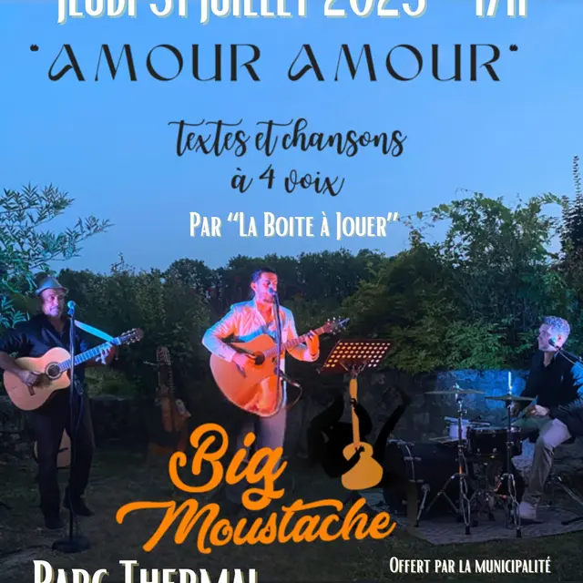 Théâtre de plein air Amour, Amour... de La Boîte à Jouer à Barbotan-les-Thermes_Cazaubon