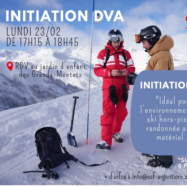 Initiation DVA (Détecteurs de victime d'avalanche)_Argentière