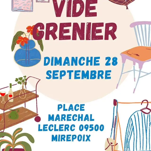 Vide-greniers de l'Association La Ribambelle_Mirepoix