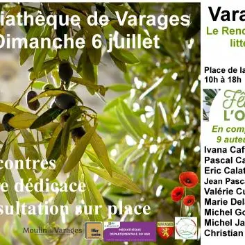 Rendez vous littéraire | Fête de l'olive_Varages