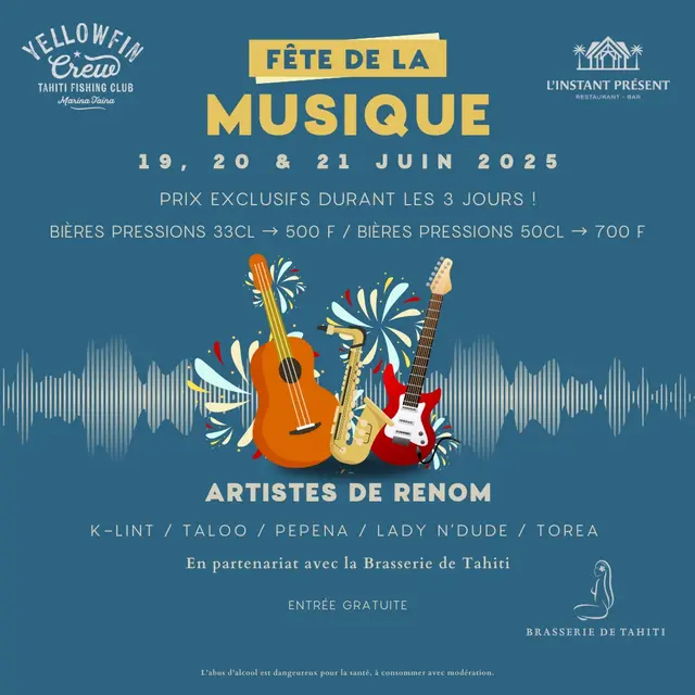 Fête de la Musique au Yellowfin restaurant_Punaauia