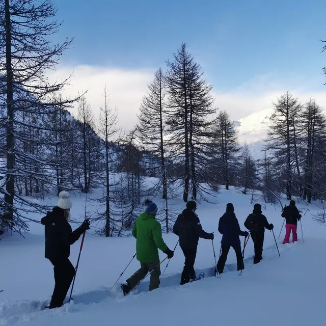 raquettes vallée de l'Izoard