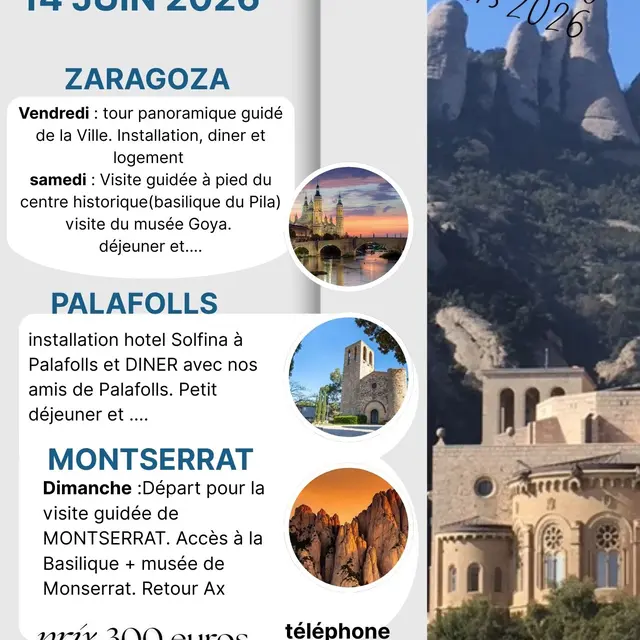 Voyage Escapade Costa Brava avec le comité de jumelage d'Ax-les-Thermes_Ax-les-Thermes