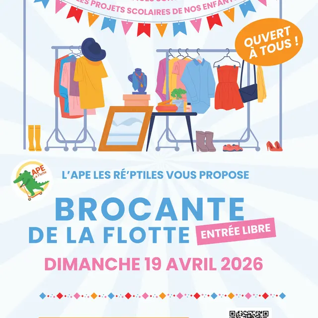 Brocante / Vide-greniers de l'APE_La Flotte