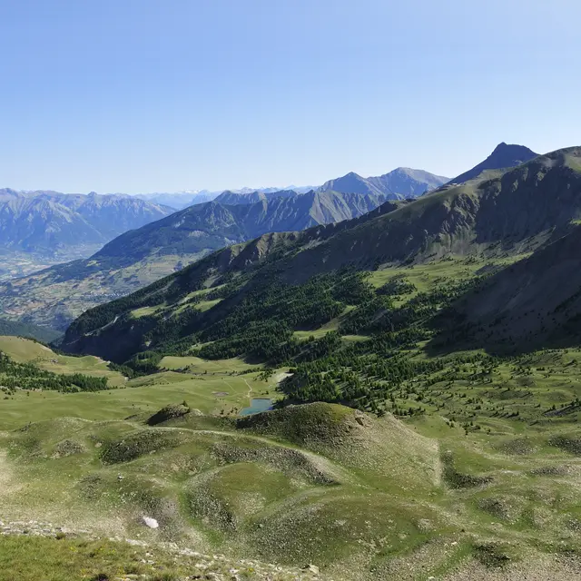 Côl de l'âne, Côte Ronde et Pic Silhourais_Les Orres